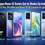 Reno 15 5G will feature a 50MP main camera, a 50MP 3.5x telephoto portrait lens, a 50MP selfie camera, and an 8MP ultra-wide camera